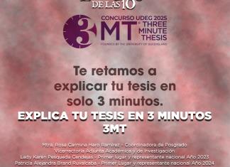 Explica tu tesis en 3 minutos. 3MT - El Expresso de las 10 - Mi. 02 Julio 2025