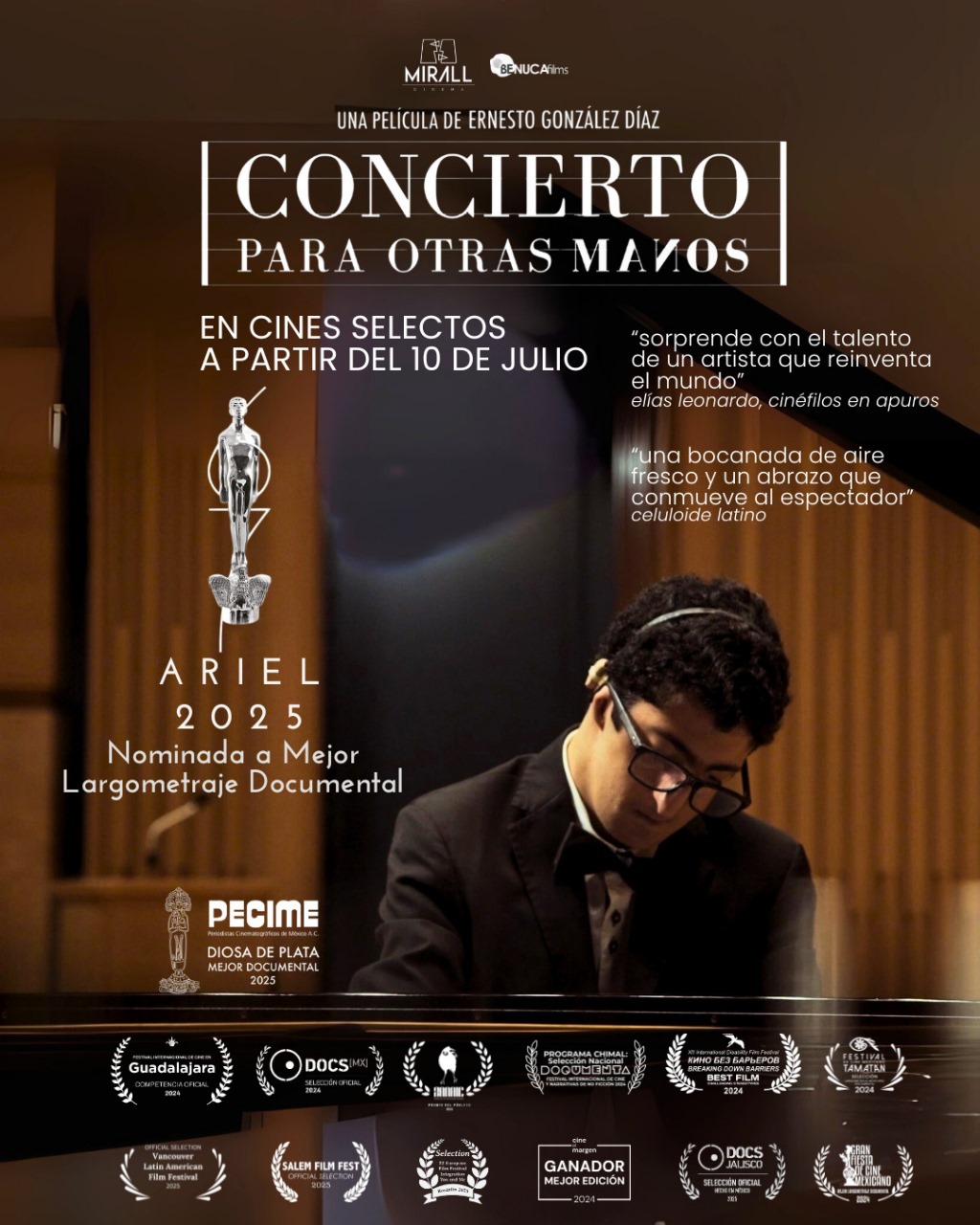 “Concierto para otras manos”, largometraje tapatío que rompe paradigmas sobre la creación musical “Concierto para otras manos”, largometraje tapatío que rompe paradigmas sobre la creación musical