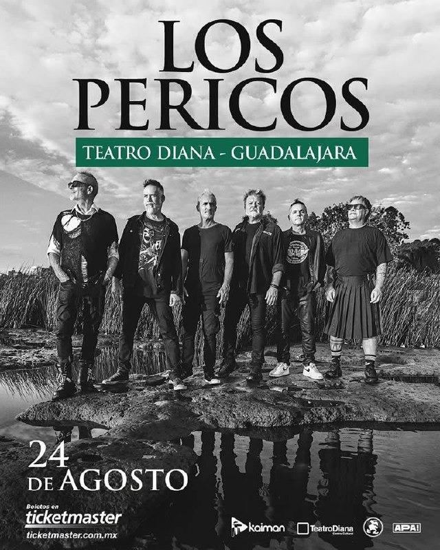 Los Pericos volverán a encender Guadalajara con reggae y buena vibra Los Pericos volverán a encender Guadalajara con reggae y buena vibra