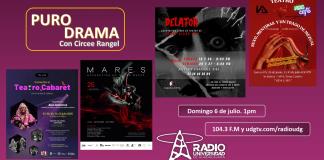 Encuentro Mares. Delator. De la herida al cabaret. Sexo, mentiras y un trago de mezcal. Puro Drama 6 julio 2025