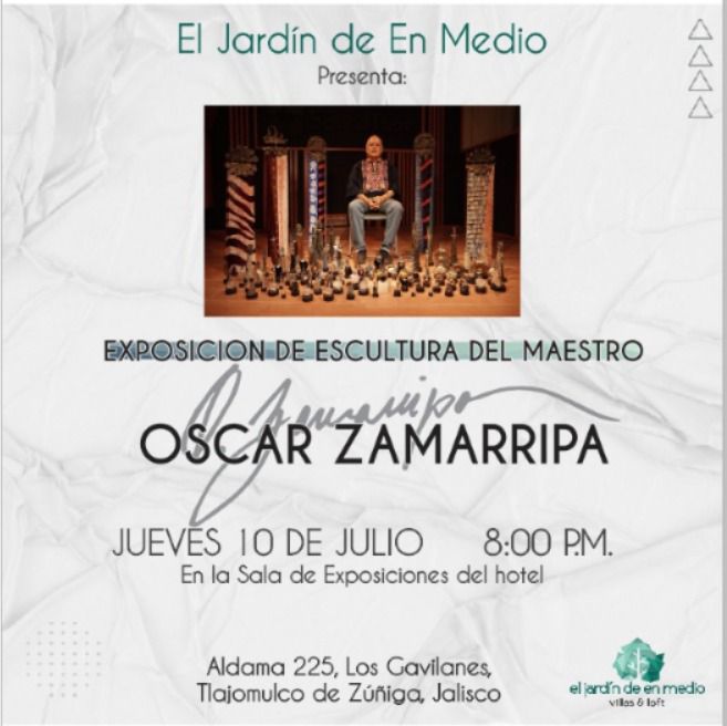 Oscar Zamarripa exhibirá la diversidad de su obra escultórica en Tlajomulco Oscar Zamarripa exhibirá la diversidad de su obra escultórica en Tlajomulco