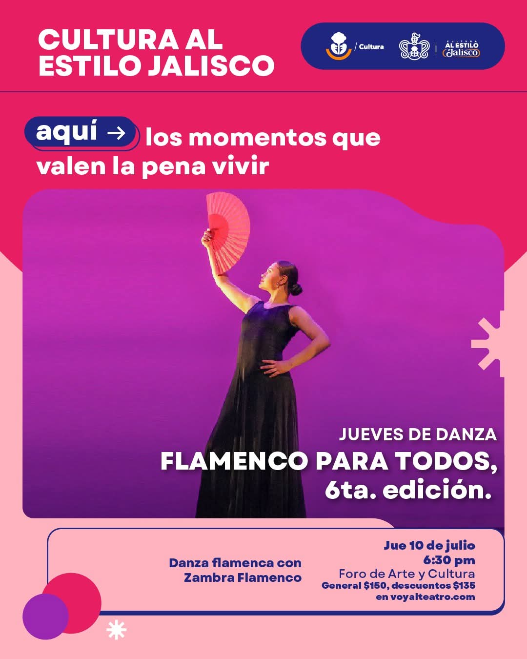 Momento del flamenco para todos en los jueves de Danza del Foro de Arte y Cultura Momento del flamenco para todos en los jueves de Danza del Foro de Arte y Cultura