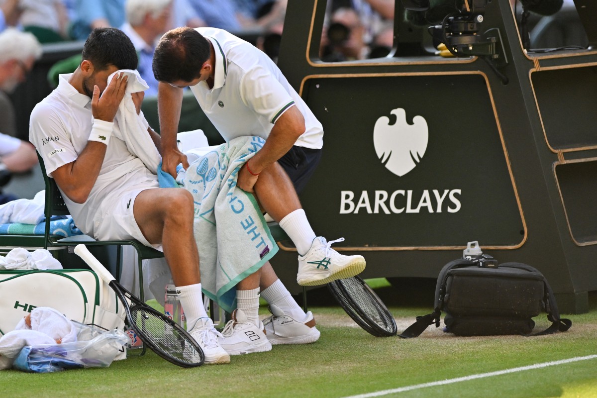 Sinner llega a su primera final de Wimbledon tras derrotar a Djokovic Sinner llega a su primera final de Wimbledon tras derrotar a Djokovic