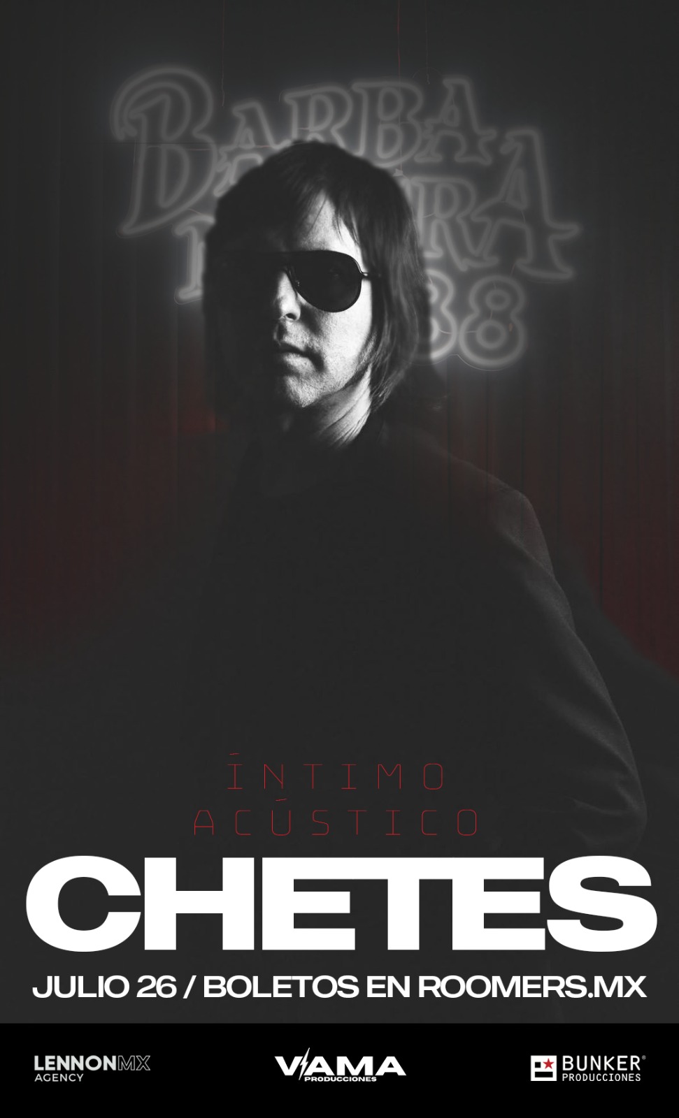Chetes regresa a Guadalajara con concierto acústico en foro Barbanegra Chetes regresa a Guadalajara con concierto acústico en foro Barbanegra