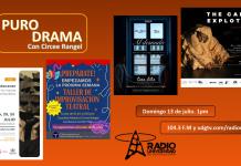 Taller de máscaras. Al desnudo. Encuentro Mares. Taller de improvisación. Puro Drama 13 julio 2025