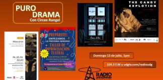 Taller de máscaras. Al desnudo. Encuentro Mares. Taller de improvisación. Puro Drama 13 julio 2025