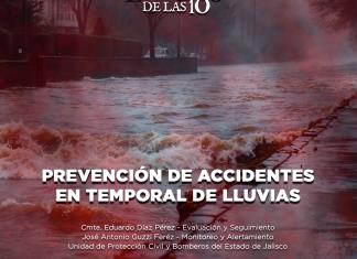 Prevención de accidente en temporal de lluvia - El Expresso de las 10 - Mi. 16 Julio 2025