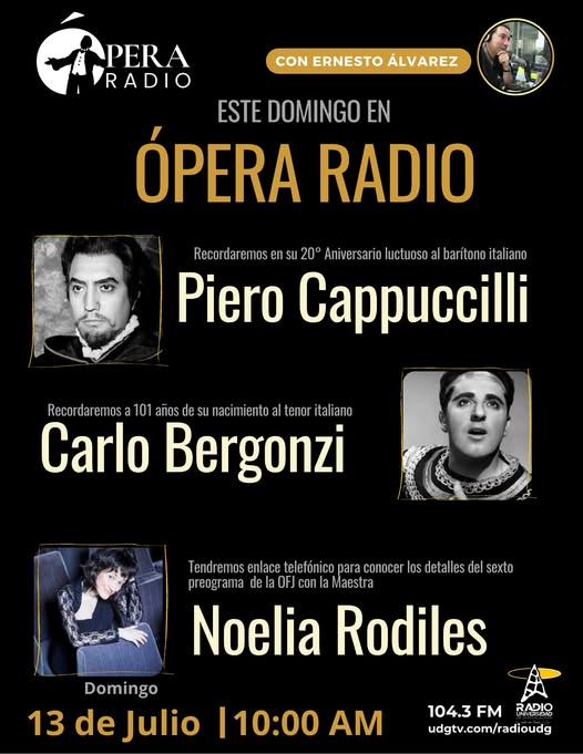 Ópera Radio - Do. 13 Jul 2025 Ópera Radio - Do. 13 Jul 2025