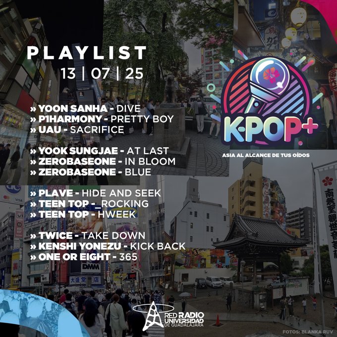 Kpop Plus “Asia a través de tus oídos” - Domingo 13 Julio Kpop Plus “Asia a través de tus oídos” - Domingo 13 Julio