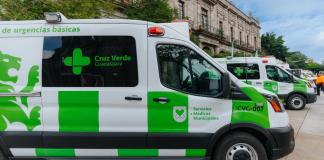 Con 7 nuevas ambulancias, Cruz Verde Gdl promete reducir tiempos para atender urgencias