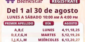 Del 1 al 30 de agosto será el registro a la pensión federal para mujeres de 60 a 64 años