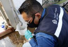 El agua turbia llegó a las llaves del Congreso del Estado