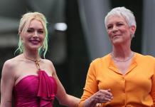 Lindsay Lohan y Jamie Lee Curtis presentan en México la secuela de Otro Viernes de locos