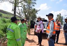 Realizan trabajos de ampliación en el entronque del kilómetro 40 en carretera a Jocotepec