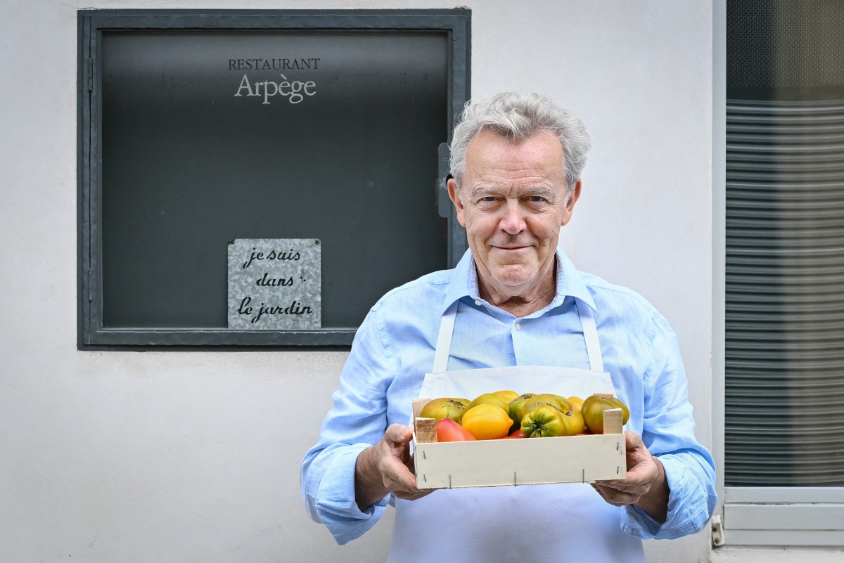 Un prestigioso chef francés se juega su reputación con un menú vegano Un prestigioso chef francés se juega su reputación con un menú vegano