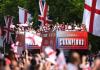 Inglaterra celebra la Eurocopa con miles de aficionados en Londres