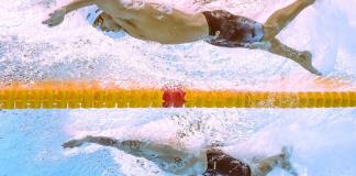 Marchand añade un oro a su récord mundial de natación, McIntosh vuelve a ganar