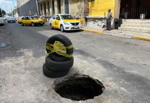 Otro socavón en Guadalajara; por tres semanas, ignoran hundimiento en la Calle Manzano