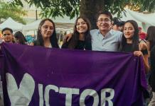 Víctor Díaz arranca su campaña para presidir la FEU en la Escuela Politécnica