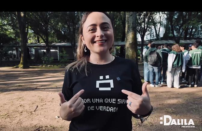 Dalila Benítez va por una representación cercana con los estudiantes
