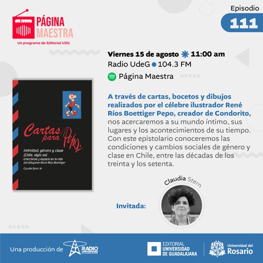 Página Maestra - Vi. 15 Ago 2025 - Cartas para Pepo de Claudia Stern Página Maestra - Vi. 15 Ago 2025 - Cartas para Pepo de Claudia Stern