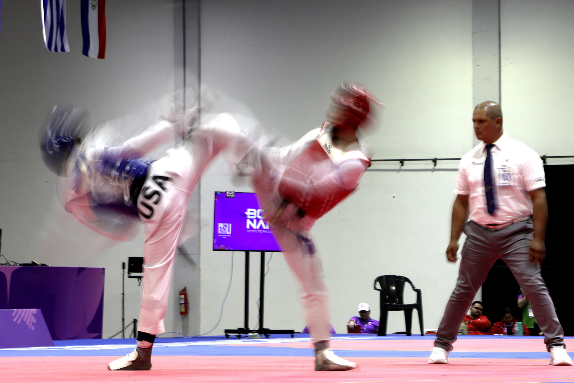 Chile, México y Argentina, protagonistas dorados en la jornada del taekwondo