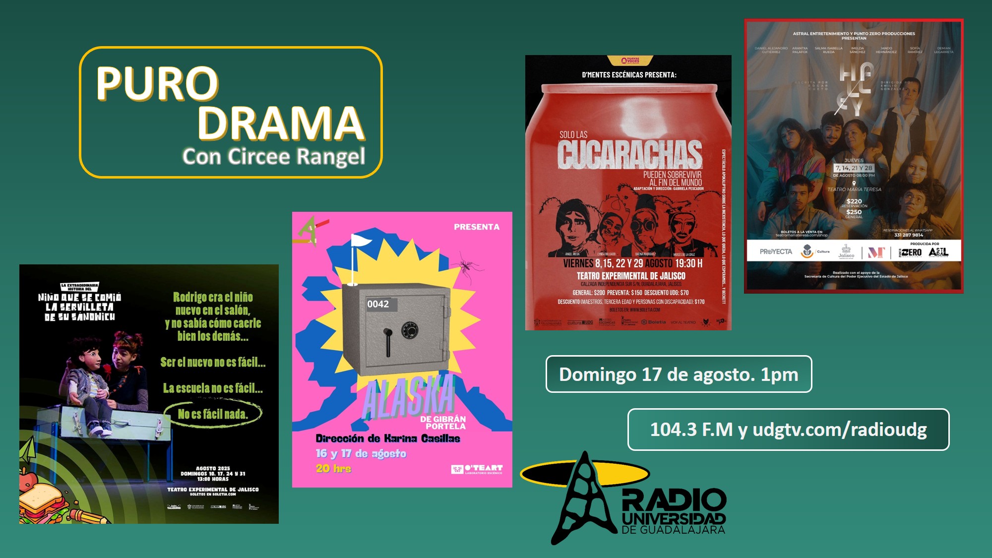 Solo las cucarachas... Halley. Alaska. La extraordinaria historia... Puro Drama 17 agosto 2025