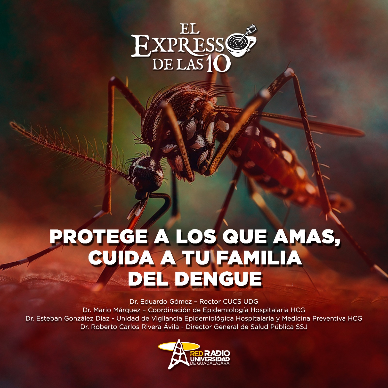 Protege a los que amas, Cuida a tu familia del dengue - El Expresso de las 10 - Ma. 19 Agosto 2025