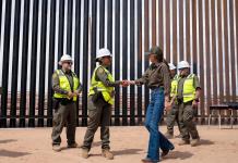 EEUU pinta de negro el muro fronterizo para elevar su temperatura y evitar escaladas

