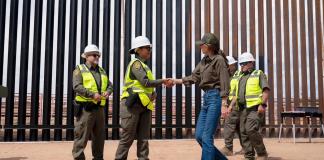 EEUU pinta de negro el muro fronterizo para elevar su temperatura y evitar escaladas