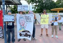 De nuevo, ciudadanos protestan contra BRT al aeropuerto y exigen Línea 5 con vagones