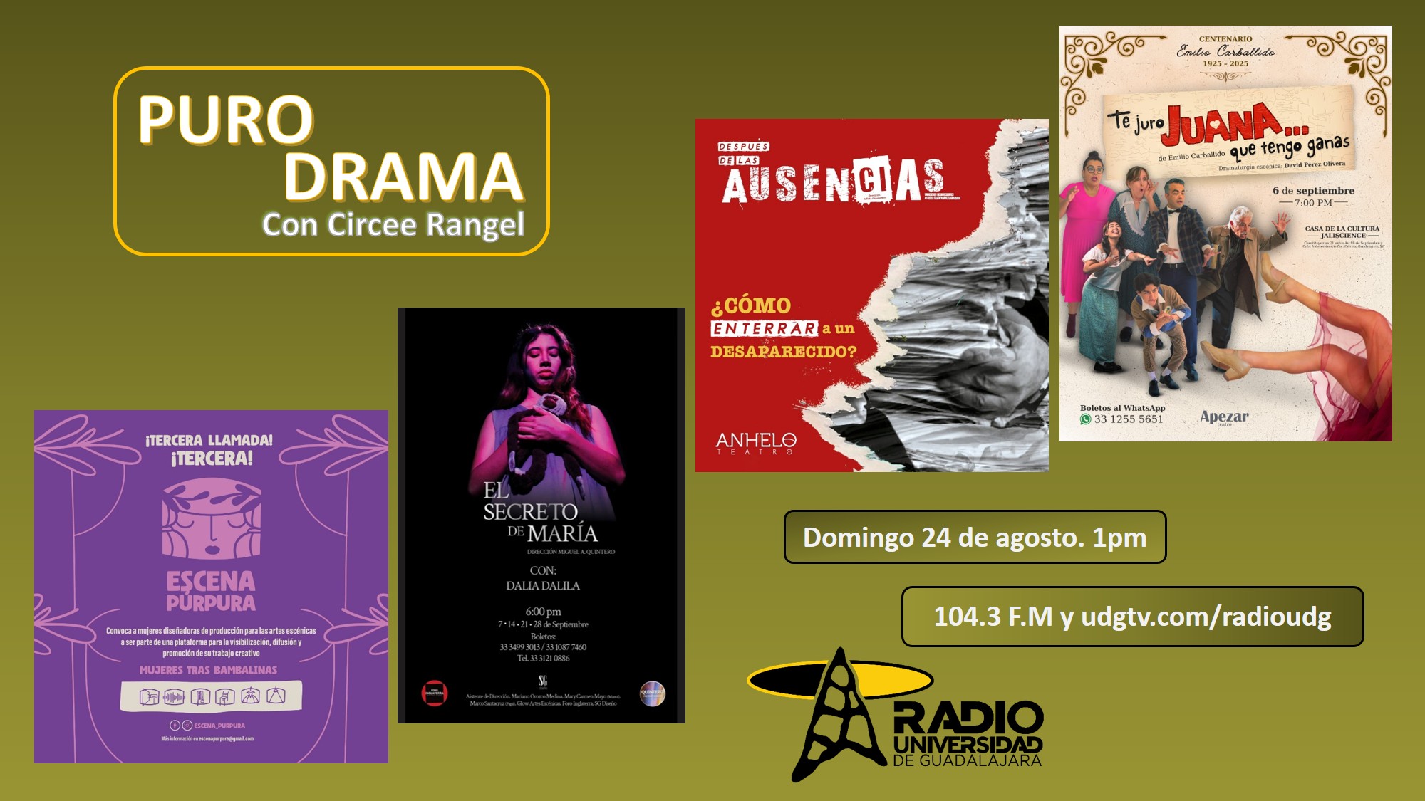 El secreto de María. Después de las ausencias. Te juro Juana... Escena púrpura. Puro Drama 24 agosto 2025. El secreto de María. Después de las ausencias. Te juro Juana... Escena púrpura. Puro Drama 24 agosto 2025.