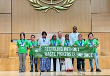 El rol de los recicladores, clave para un tratado global contra la polución por plásticos