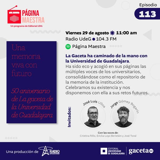 Pagina Maestra - Vi. 29 Ago 2025 - Una memoria viva con futuro de José Luis Ulloa y Jorge Gómez Bogarín Pagina Maestra - Vi. 29 Ago 2025 - Una memoria viva con futuro de José Luis Ulloa y Jorge Gómez Bogarín