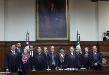 Nuevos ministros de la SCJN y personas juzgadoras rinden protesta en el Senado 