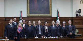 Nuevos ministros de la SCJN y personas juzgadoras rinden protesta en el Senado 