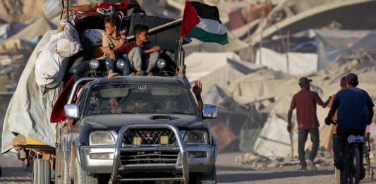 Israel quiere crear una zona humanitaria para los habitantes que huyen de Ciudad de Gaza