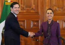 Sheinbaum recibe a Marco Rubio en medio de la ofensiva de EE.UU. contra el narcotráfico
