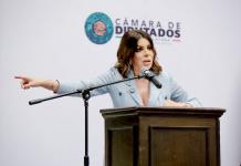En primer informe, diputada Claudia Salas presume blindaje a centrales camioneras