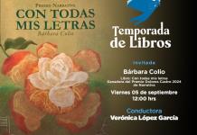 Temporada de Libros - Vi. 05 Sep 2025 - Bárbara Colio