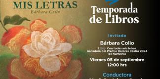 Temporada de Libros - Vi. 05 Sep 2025 - Bárbara Colio