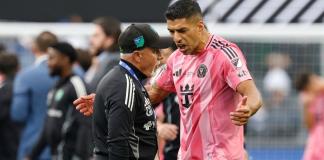 Suárez es sancionado con seis fechas en la Leagues Cup por escupir a un rival
