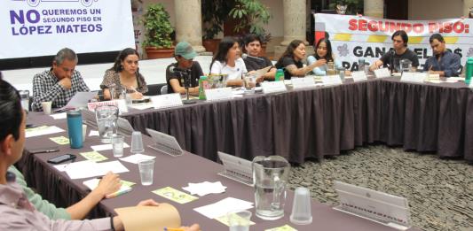 Colectivos ven simulación en mesas de diálogo sobre piso 2 en López Mateos