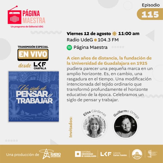 Pagina Maestra - Vi. 12 Sep. 2025 - Un Siglo de pensar y trabajar por Elisa Cárdenas y Guillermo Ortega Pagina Maestra - Vi. 12 Sep. 2025 - Un Siglo de pensar y trabajar por Elisa Cárdenas y Guillermo Ortega