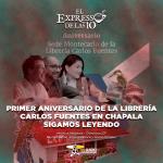 Primer aniversario de la librería Carlos Fuentes en Chapala. Sigamos leyendo - El Expresso de las 10 - Vi. 12 Septiembre 2025
