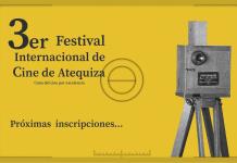 Convocan a tercera edición del Festival Internacional de Cine de Atequiza