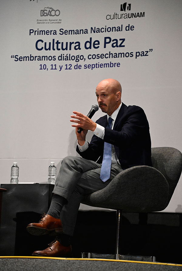 El embajador de Noruega en México alerta sobre la fragilidad de la paz mundial El embajador de Noruega en México alerta sobre la fragilidad de la paz mundial