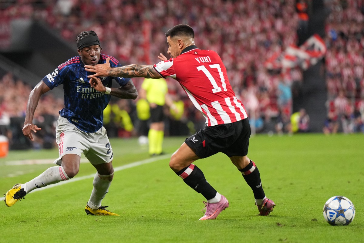 El Arsenal gana 2-0 en San Mamés ante un combativo Athletic