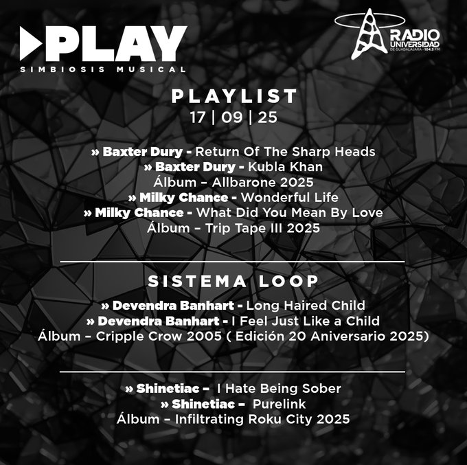 Play  - Mi. 17 Sep 2025