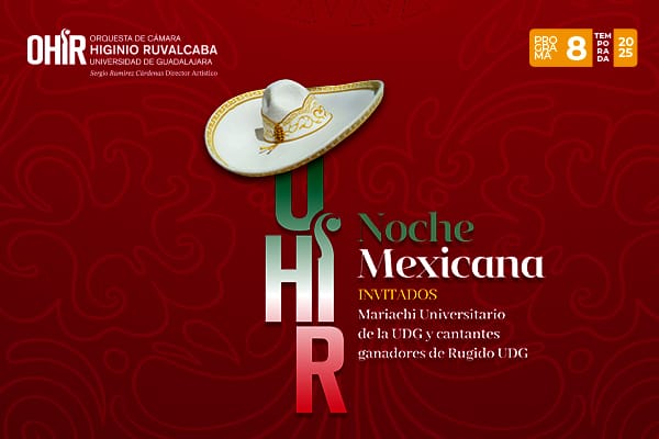 El Conjunto Santander vivirá una “Noche Mexicana” al estilo UdeG, con lo orquestal y tradicional mexicano